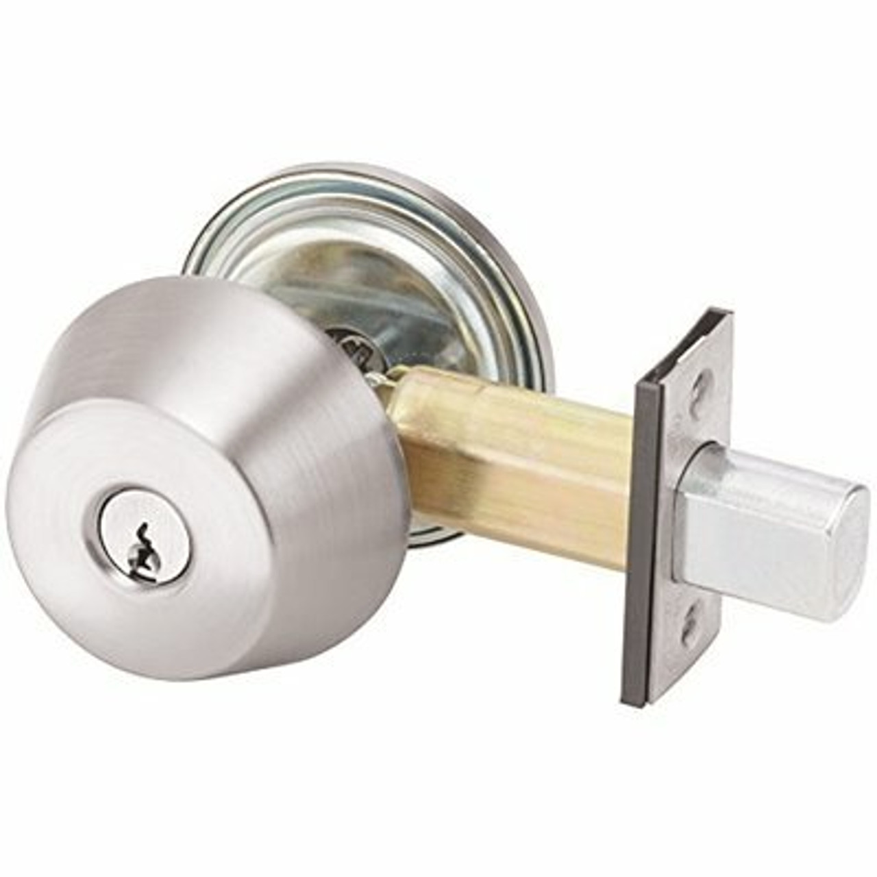 Yale Satin Chrome Finish Cylinder By Thumbturn Classroom Function Yale Mechanical Deadbolt