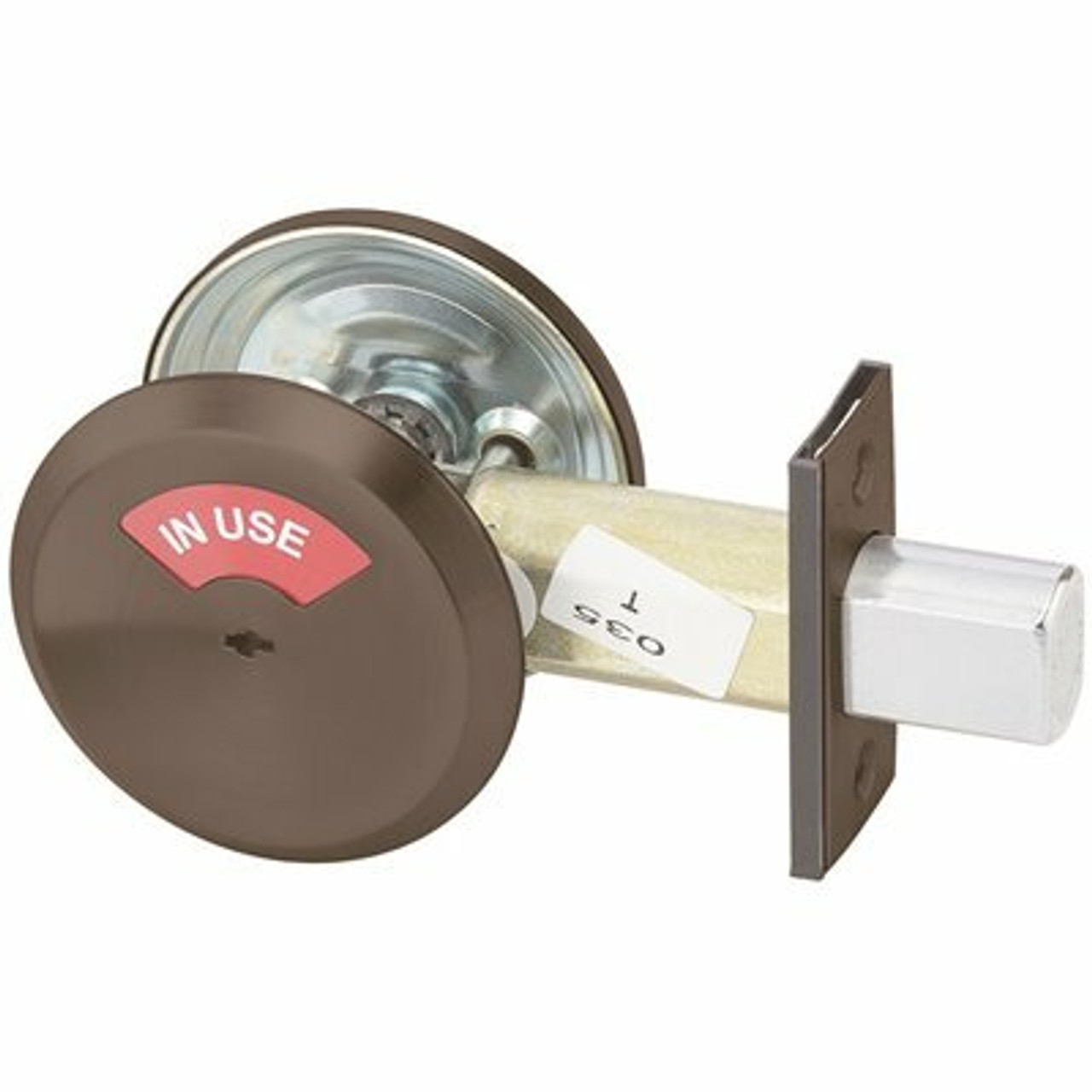 Yale 613E Dark Satin Bronze Occupancy Indicator Thumbturn Yale Mechanical Deadbolt