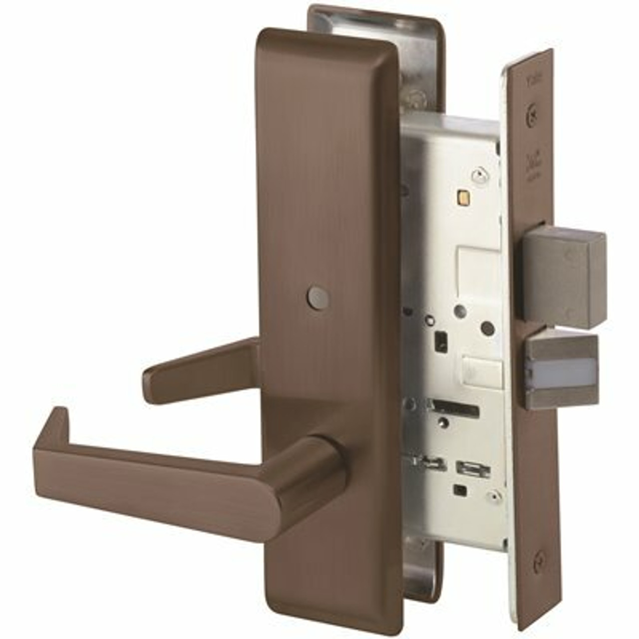 Yale Grade 1 Escutcheon Plate Privacy With Deadbolt Mortise Handleset