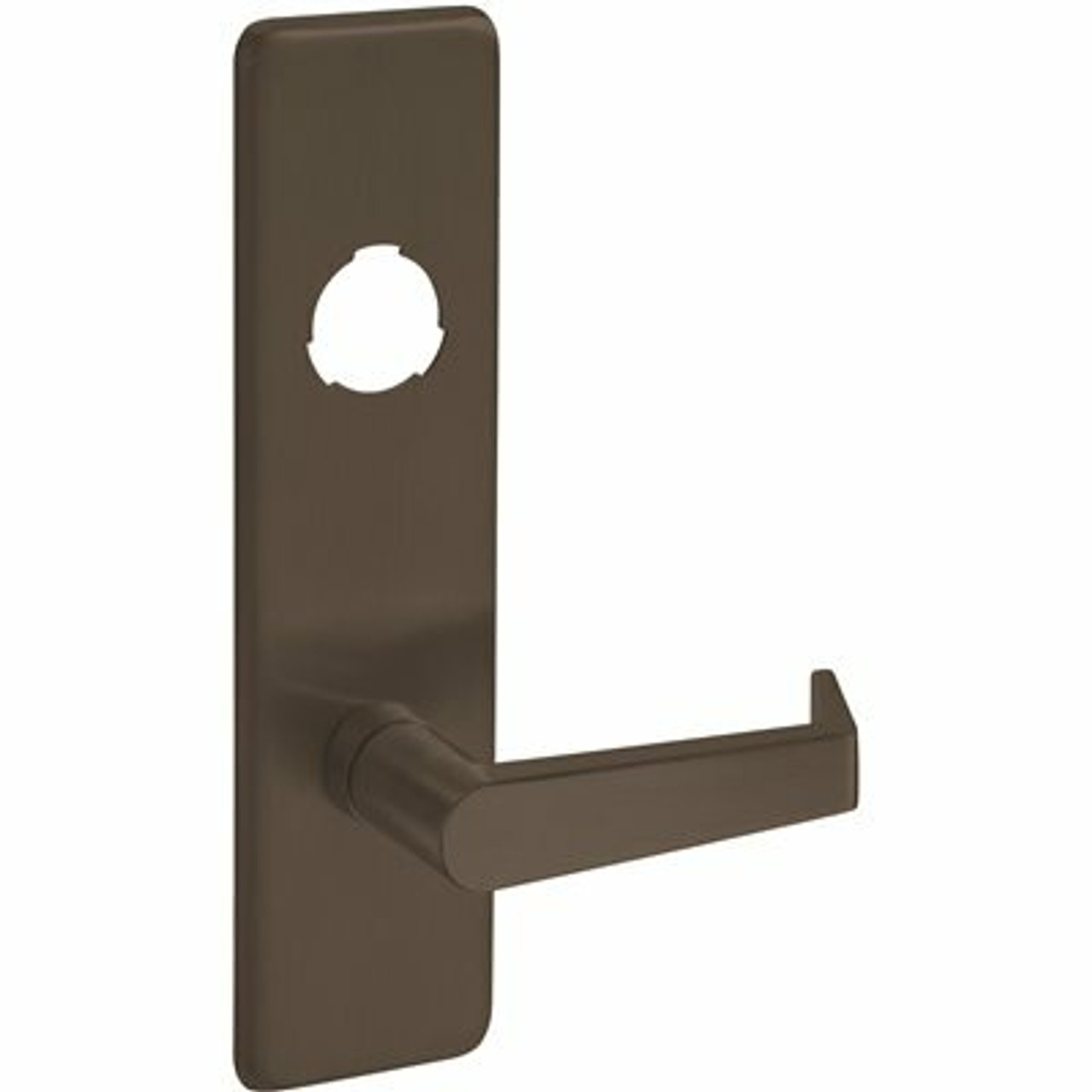 Yale Commercial Locks and Hardware Dark Bronze Painted Classroom Less Core Exit Device Lever Handle Outside Trim