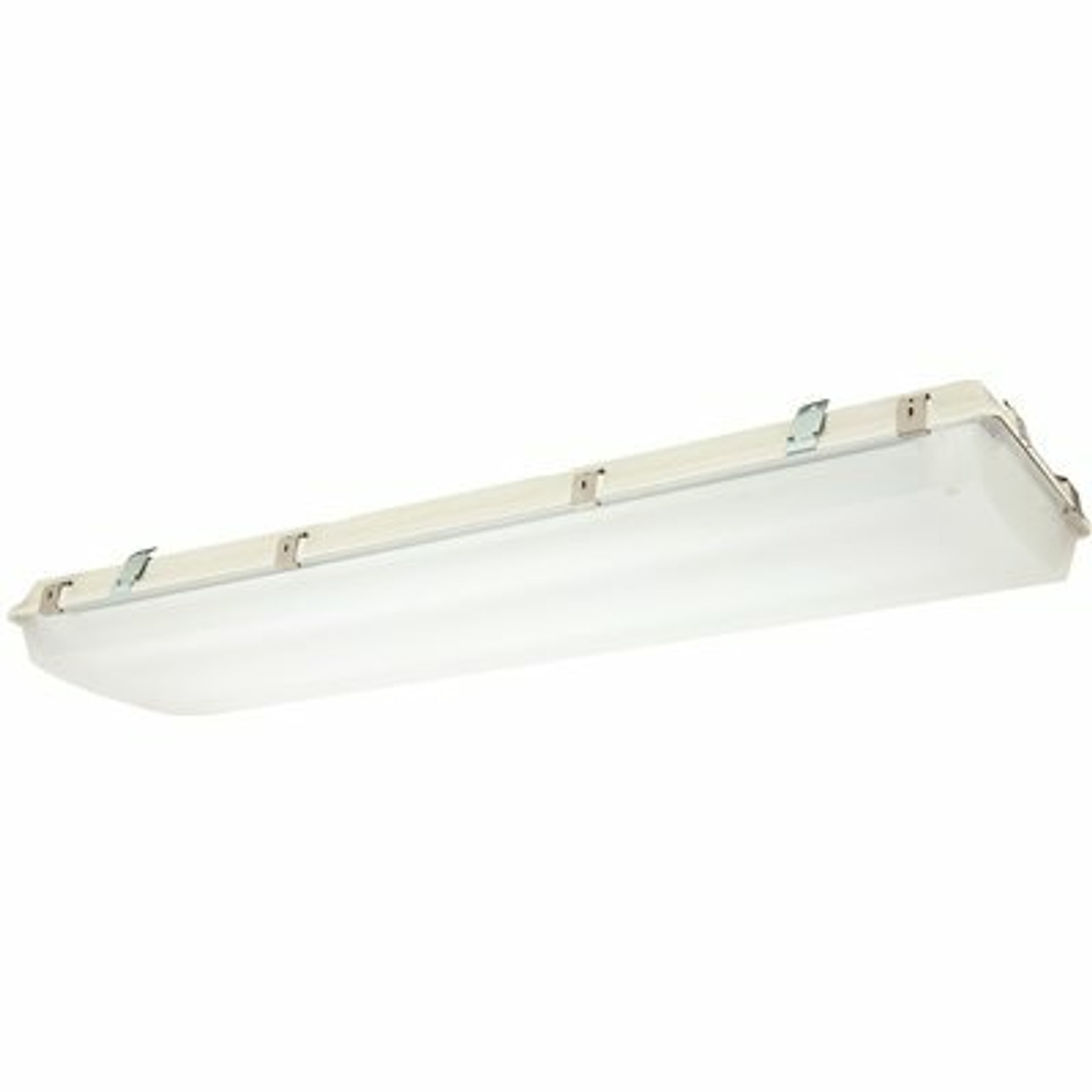 Hubbell Lighting Vaportite 4.3 Ft. 250-Watt Equivalent Integrated Led White High Bay Light With Frosted Acrylic Lens