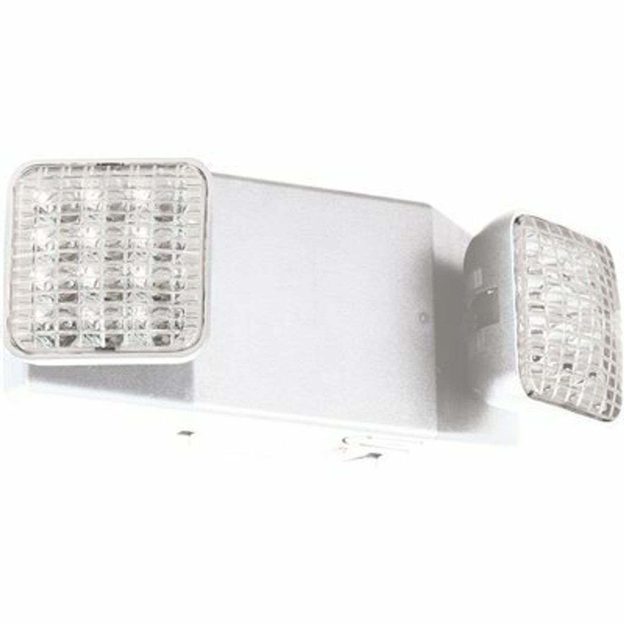 Compass CU2 2-Watt Integrated LED White Emergency Light with Remote Capacity and Square Heads