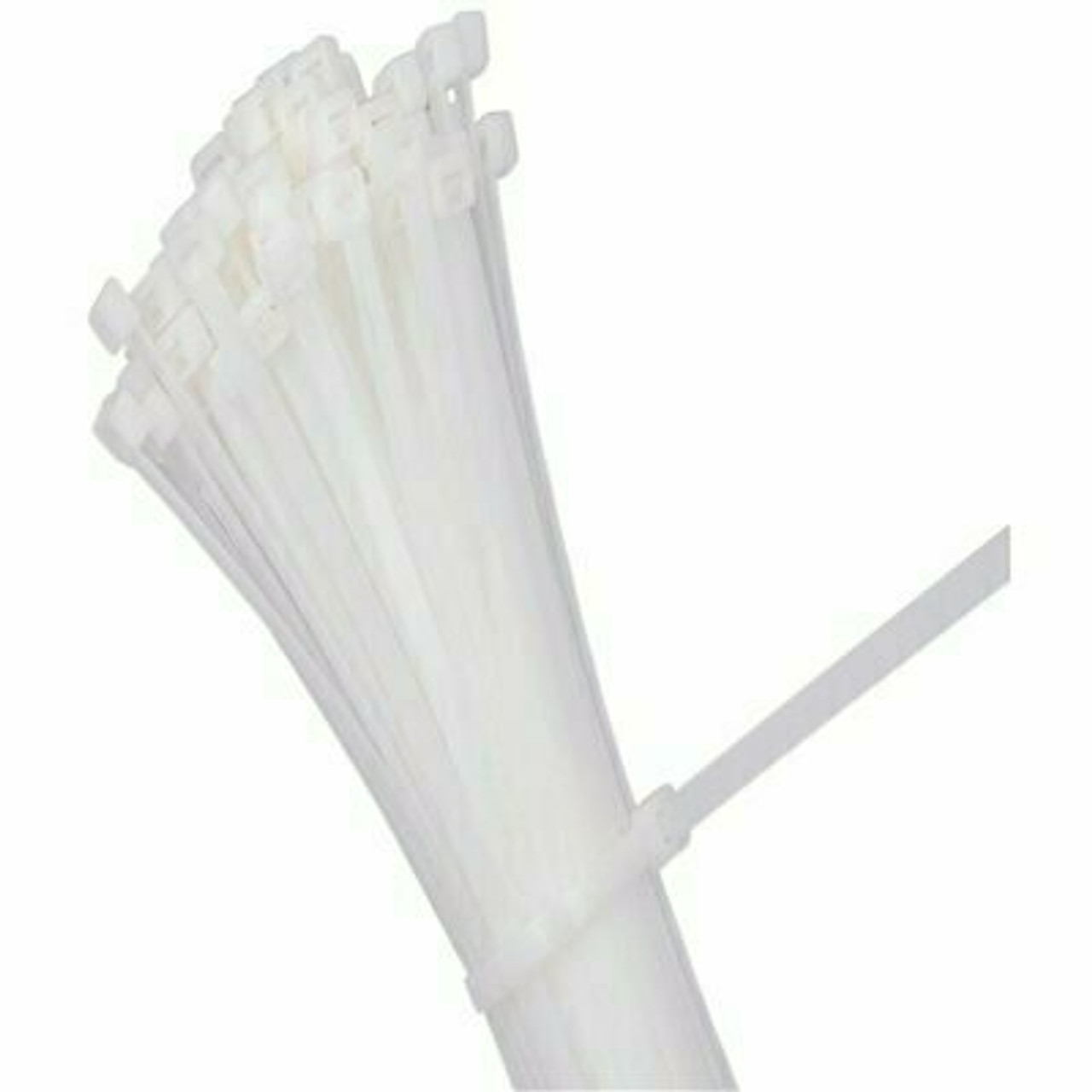 Commercial Electric 14 In. Natural Cable Tie (100-Pack)