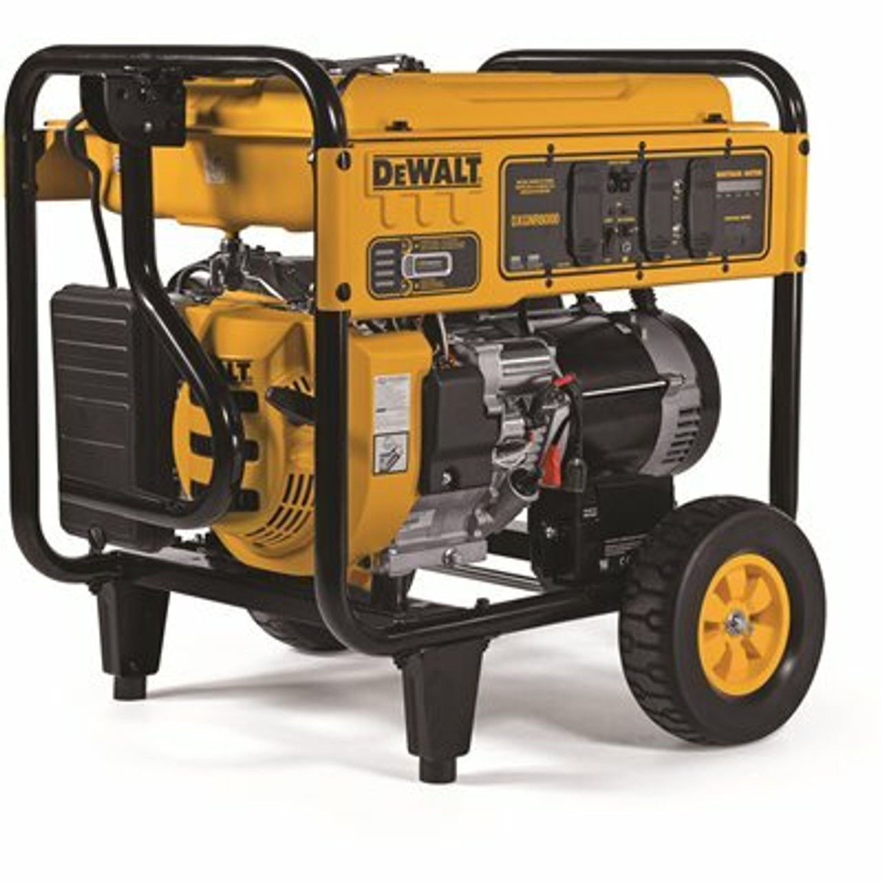 Dewalt 8000-Watt Electric Start Gas-Powered Portable Generator With Idle Control, Gfci Outlets And Co Protect