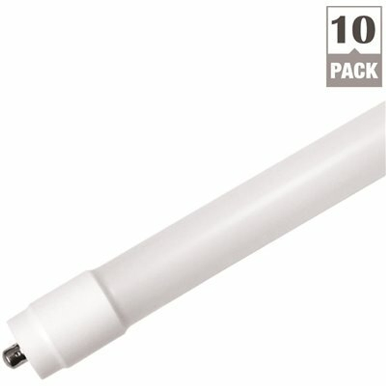 110-Watt Equivalent 42-Watt 8 Ft. T8 Linear Led Bypass Light Bulb Type B Rdc Base Daylight Plus 6500K (10-Pack)