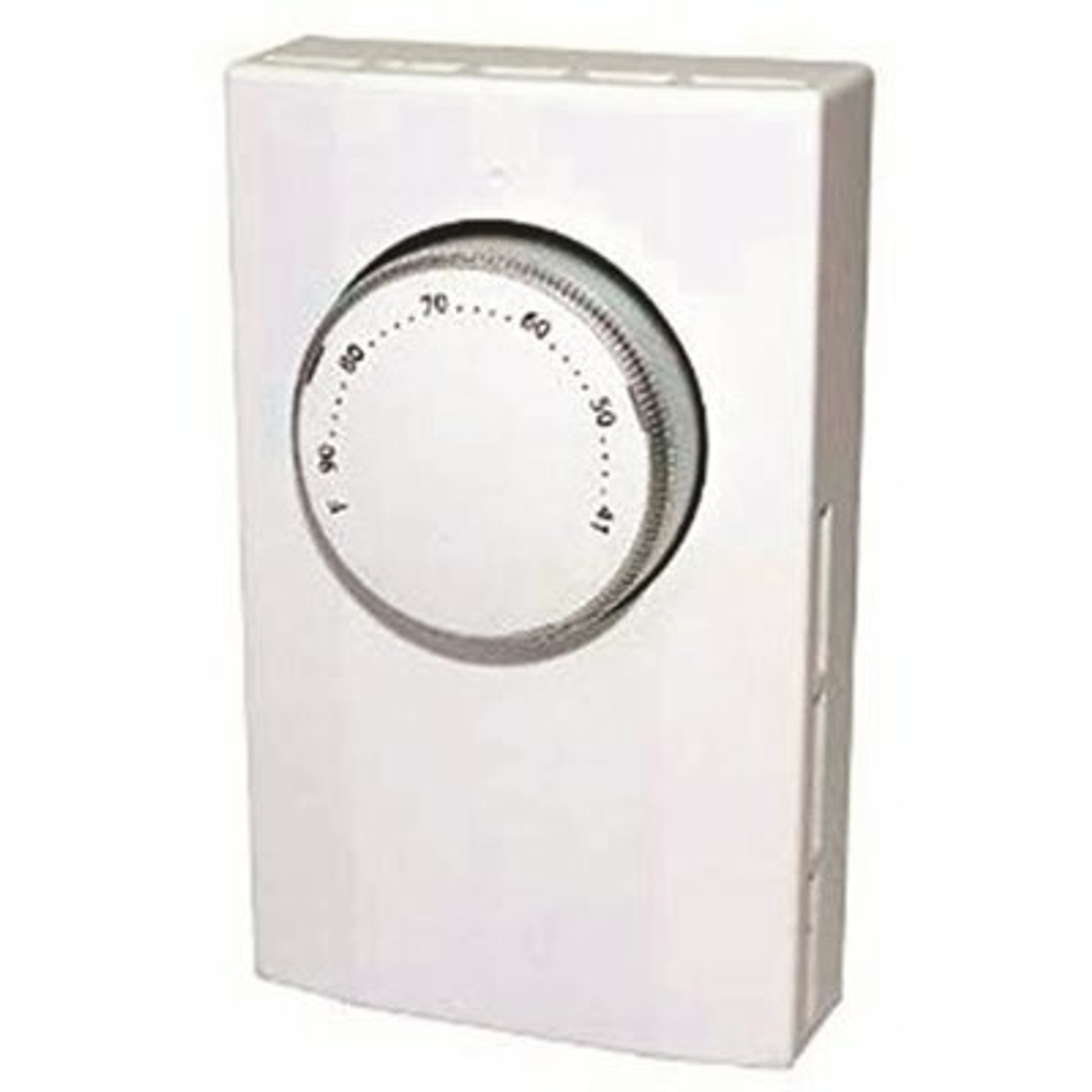 King Line Voltage Double Pole Mechanical Bi-Metal Thermostat In White