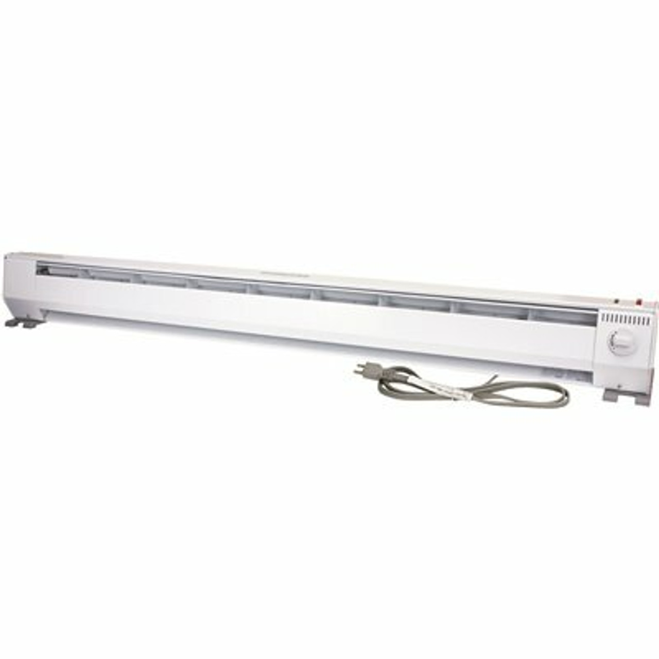 King Kp Portable 5 Ft. 120-Volt 750-Watt/1500-Watt 2-Stage Eco Baseboard Heater In White