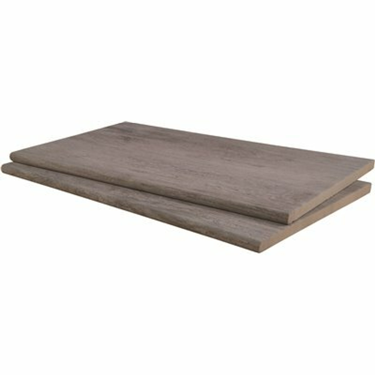 Msi Lucas Canitia Gray 0.79 In. X 13 In. X 24 In. Porcelain Pool Coping (26 Pieces/56.33 Sq. Ft./Pallet)