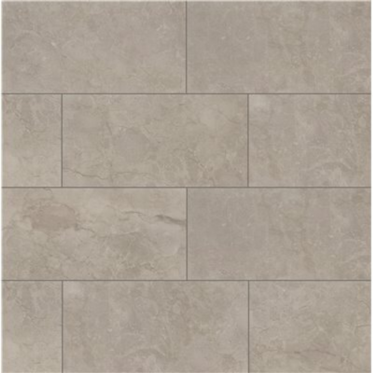 Msi Ansello Grey 12 In. X 24 In. Matte Ceramic Floor And Wall Tile (16 Sq. Ft./Case)