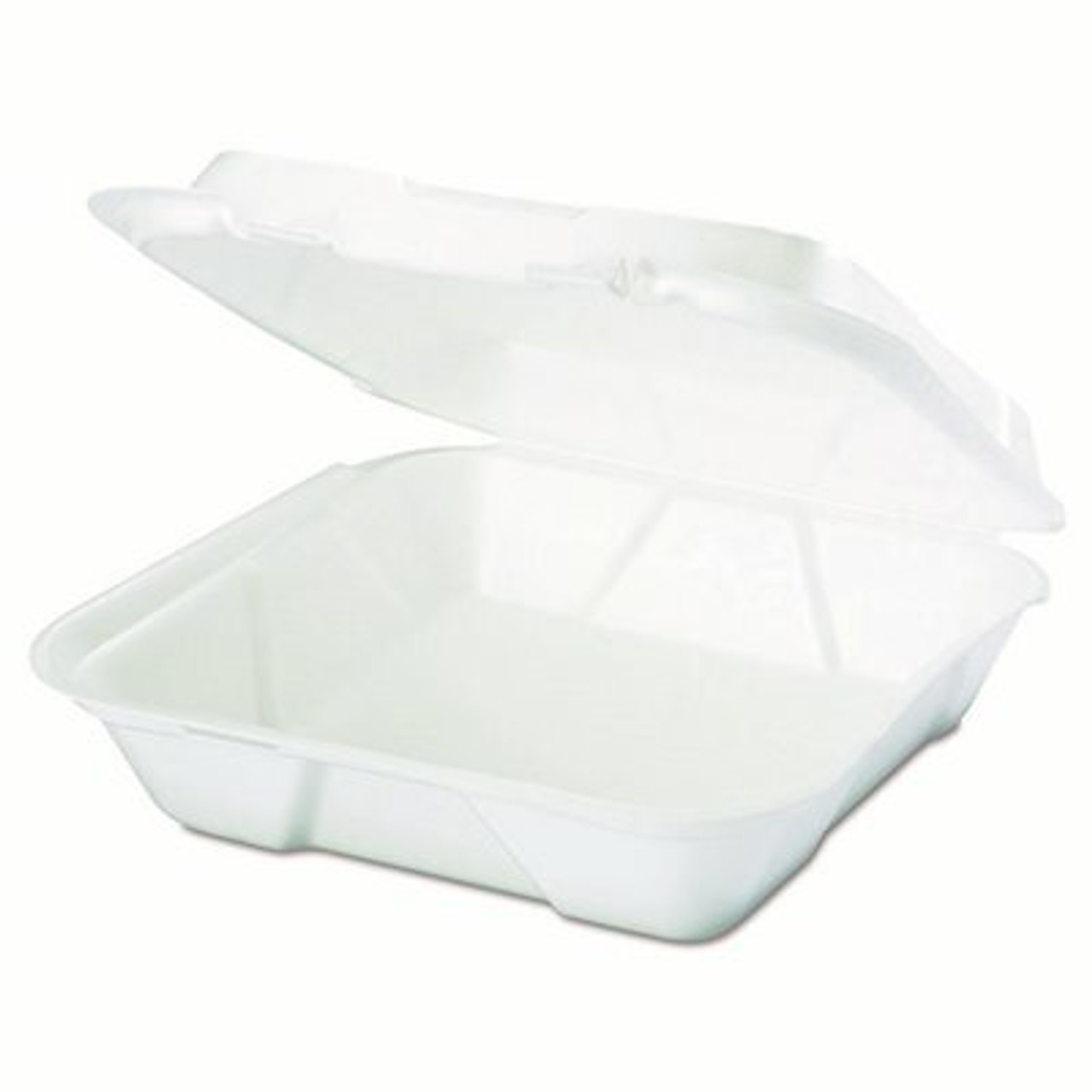 Genpak 1-Compartment Hinged Foam Container (200 Per Case)