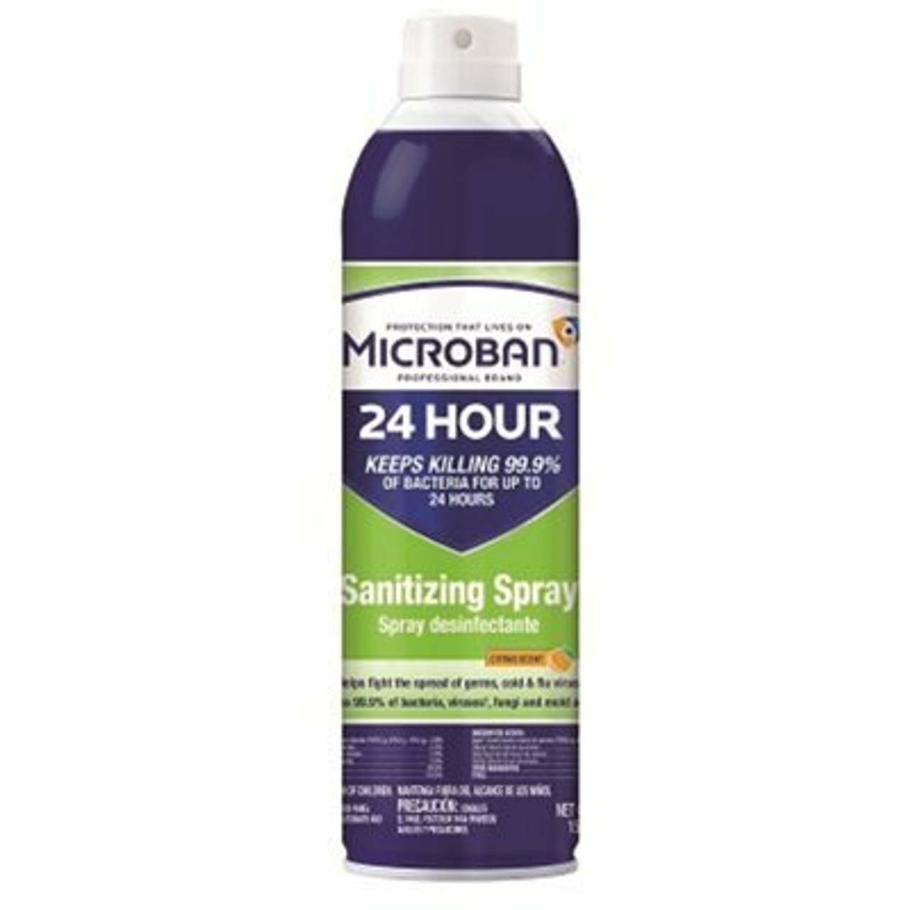 Microban Professional 24-Hour 15 Oz. Sanitizing Spray, Citrus Scent