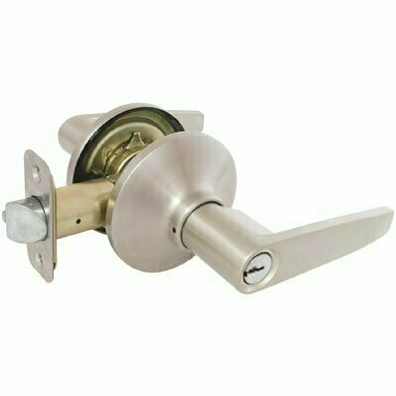 Defiant Olympic Stainless Steel Keyed Entry Door Lever