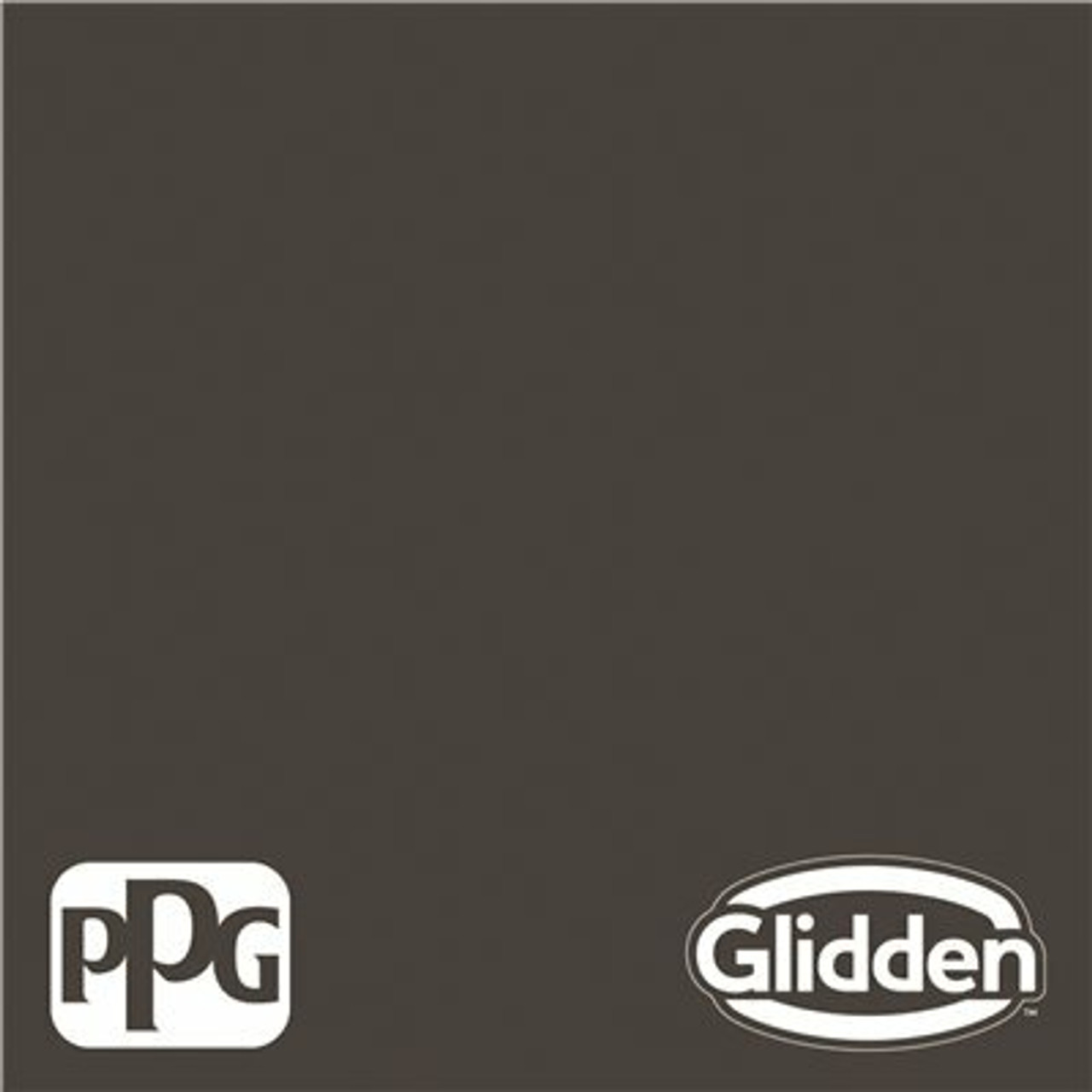 Glidden Premium 5 Gal. #Ppg1001-7 Black Magic Satin Interior Latex Paint