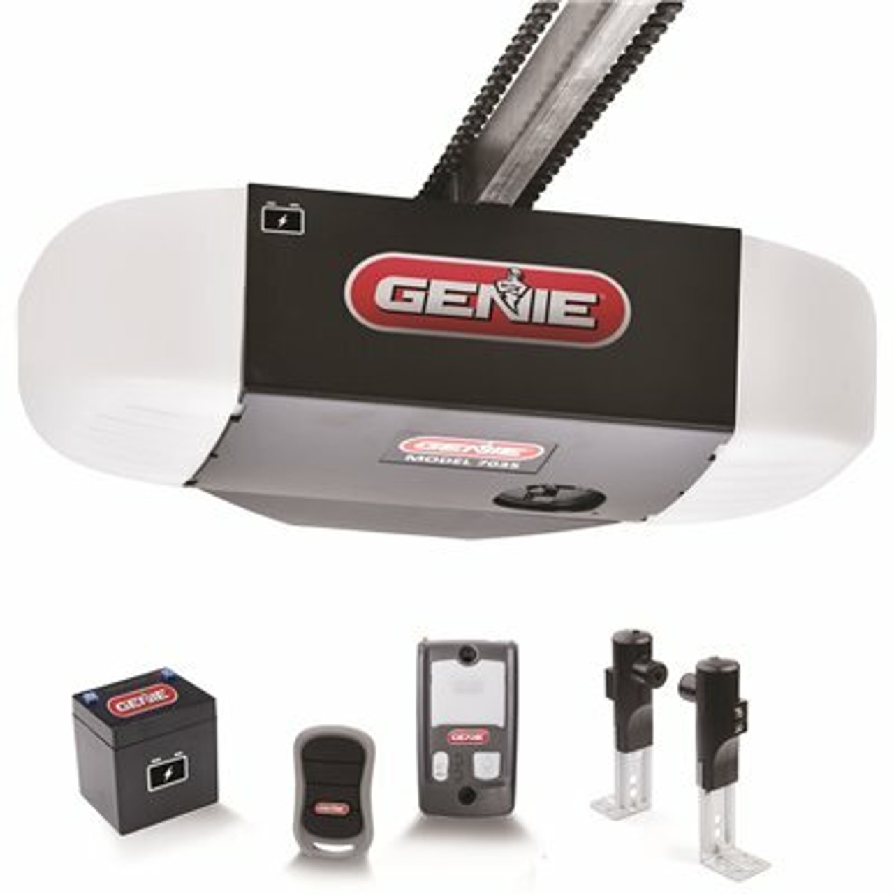 Genie Chainmax 1/2 Hpc Durable Chain Drive Garage Door Opener With Battery Backup