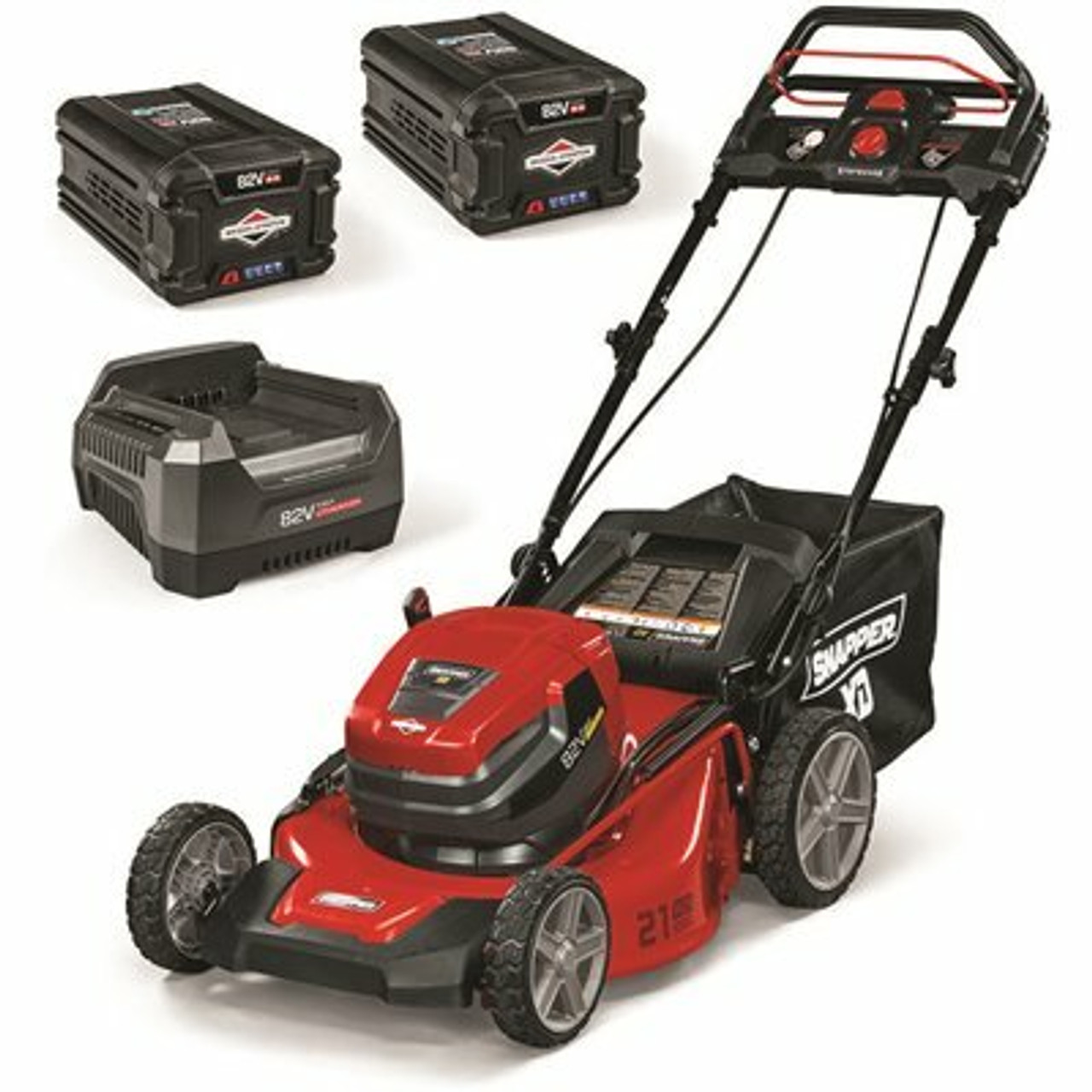 Xd 21 In. 82-Volt Lithium-Ion Cordless Battery Stepsense Walk Behind Self Propelled Mower Two 2.0 Batteries And Charger
