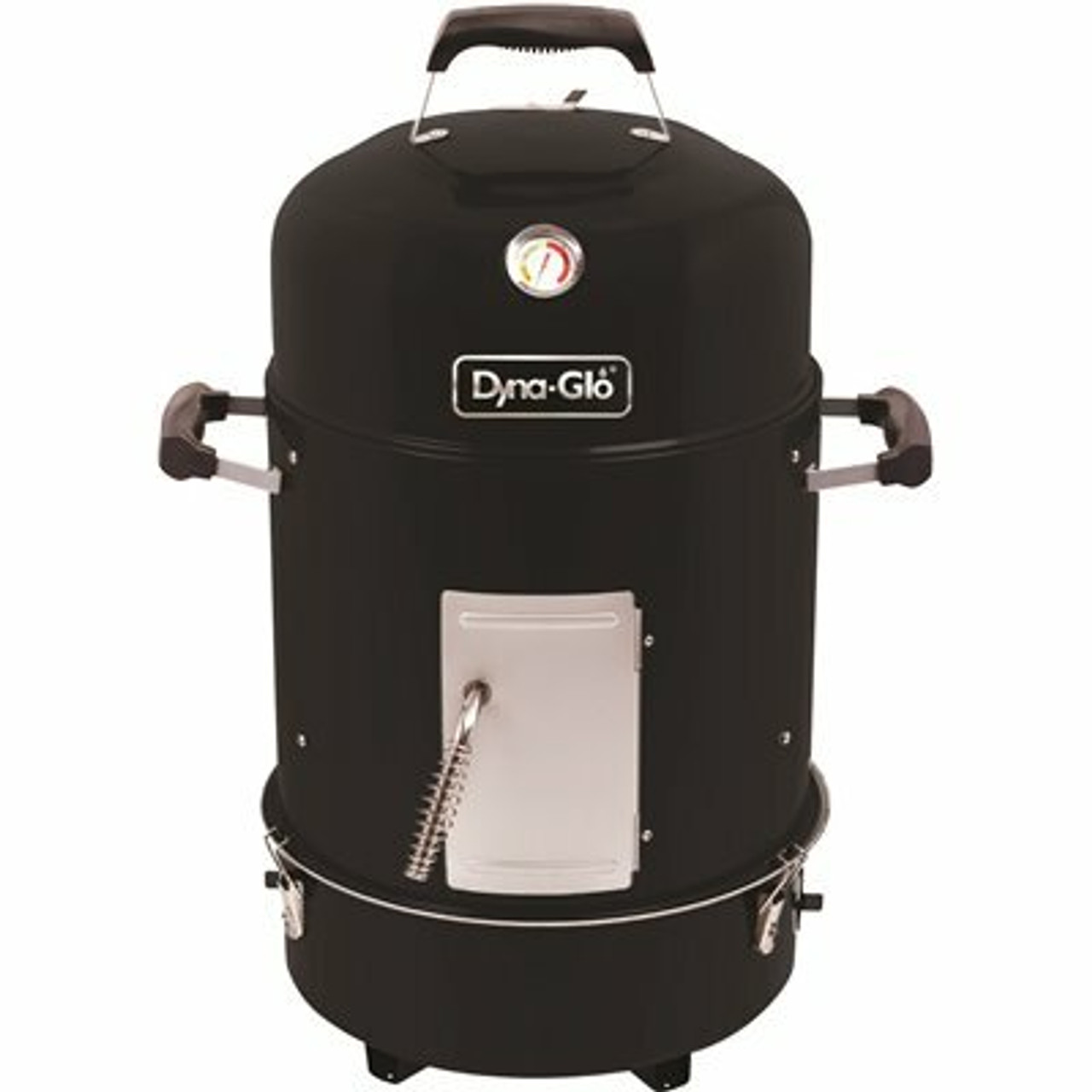 Dyna-Glo Compact 19 In. Dia Charcoal Smoker In High Gloss Black