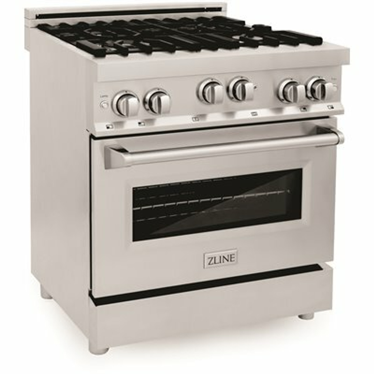 Zline Kitchen And Bath Zline 30 In. 4.0 Cu. Ft. Range With Gas Stove And Gas Oven In Stainless Steel (Rg30)