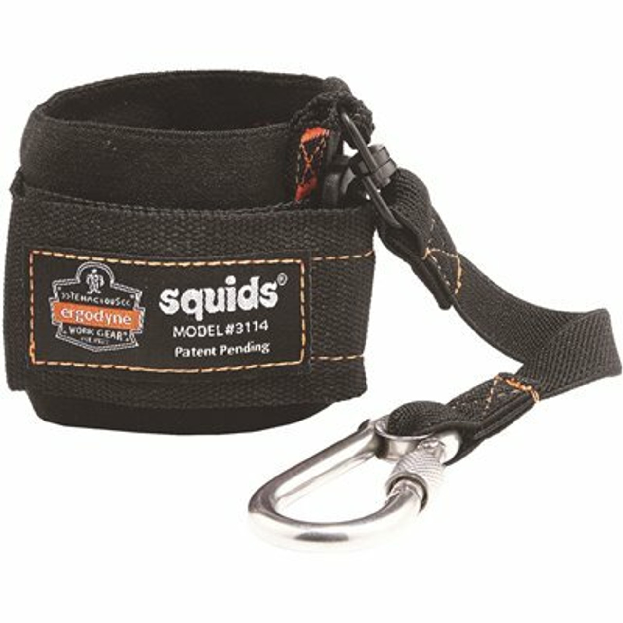 Ergodyne 3 Lbs. Black Pull-On Wrist With Carabiner Tool Lanyard