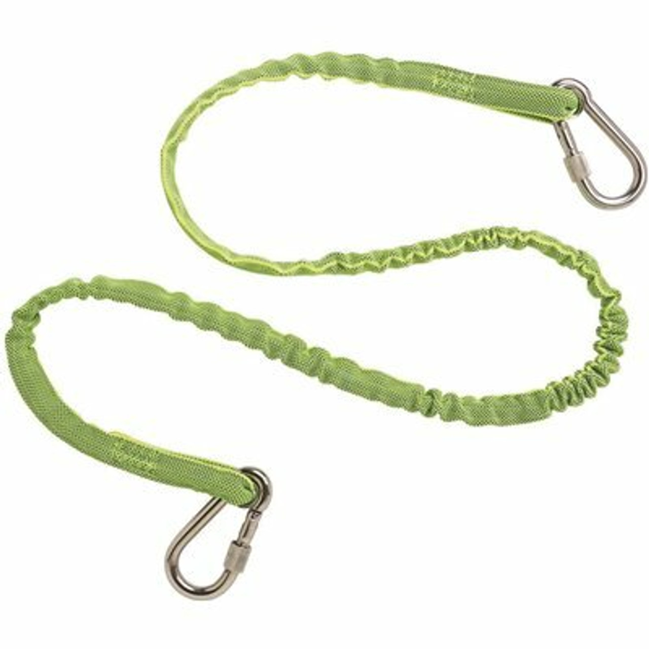 Ergodyne 15 Lbs. Lime Stainless Standard Dual Carabiner Tool Lanyard