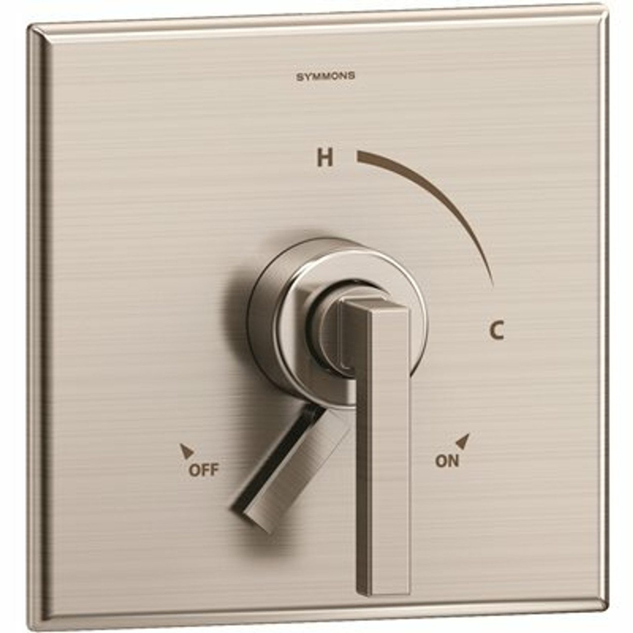 Symmons Duro 1-Handle Wall-Mounted Valve Trim Kit In Satin Nickel With Volume Control (Valve Not Included)