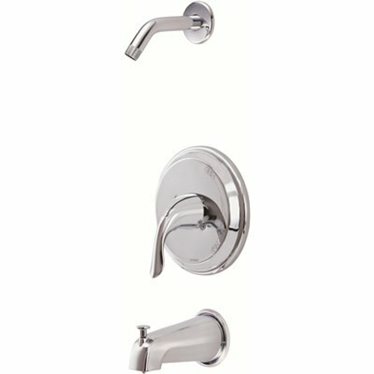 Gerber Viper 1-Handle Tub And Shower Trim Kit In Chrome Without Showerhead With Treysta Cartridge (Valve Not Included)
