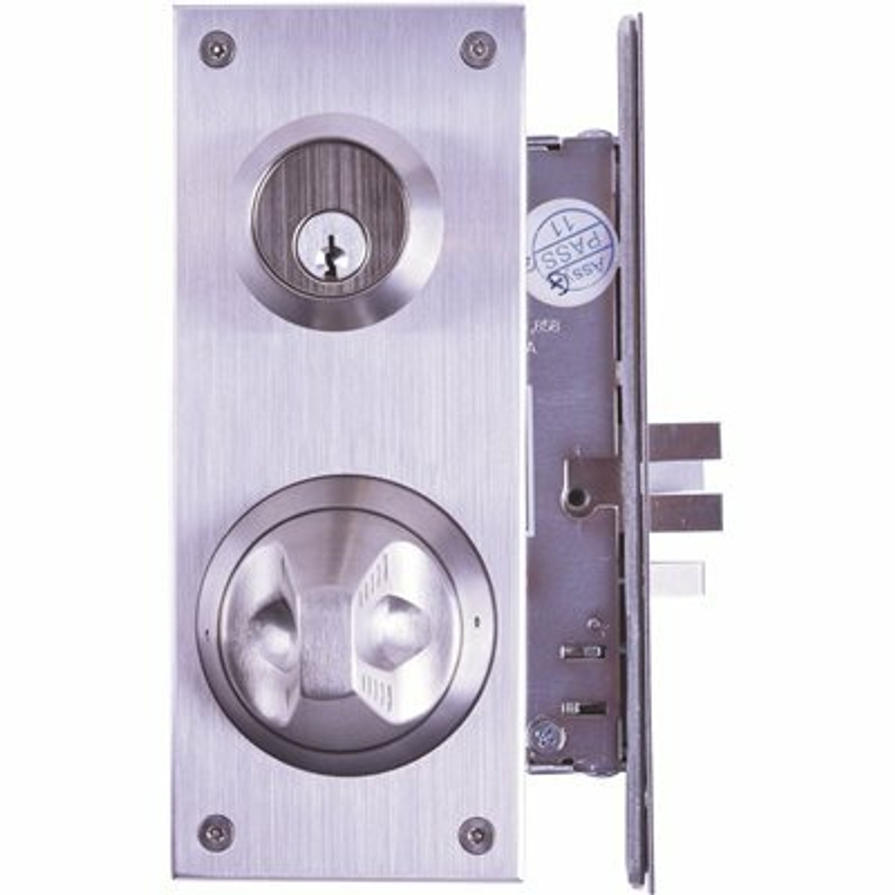Townsteel Ligature Resistant Satin Stainless Steel Mortise Lock Escutcheon Knob Trim - 309015622