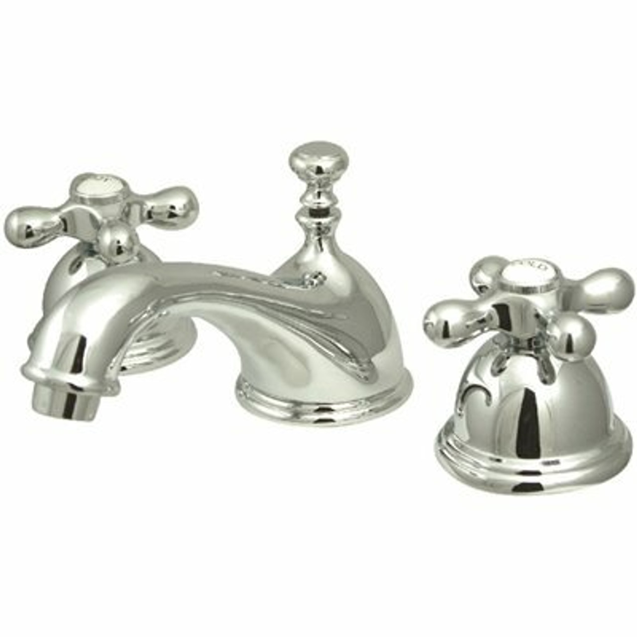 Kingston Brass Traditional 8 In. Widespread 2-Handle Bathroom Faucet In Chrome