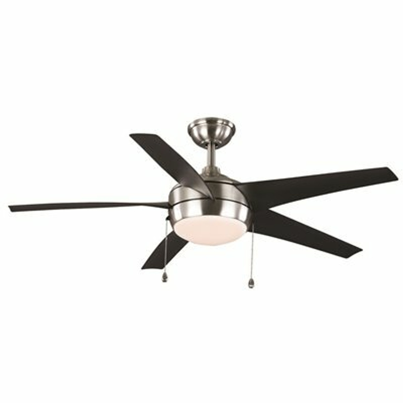 Windward 52 In. Indoor Brushed Nickel Ceiling Fan With Light