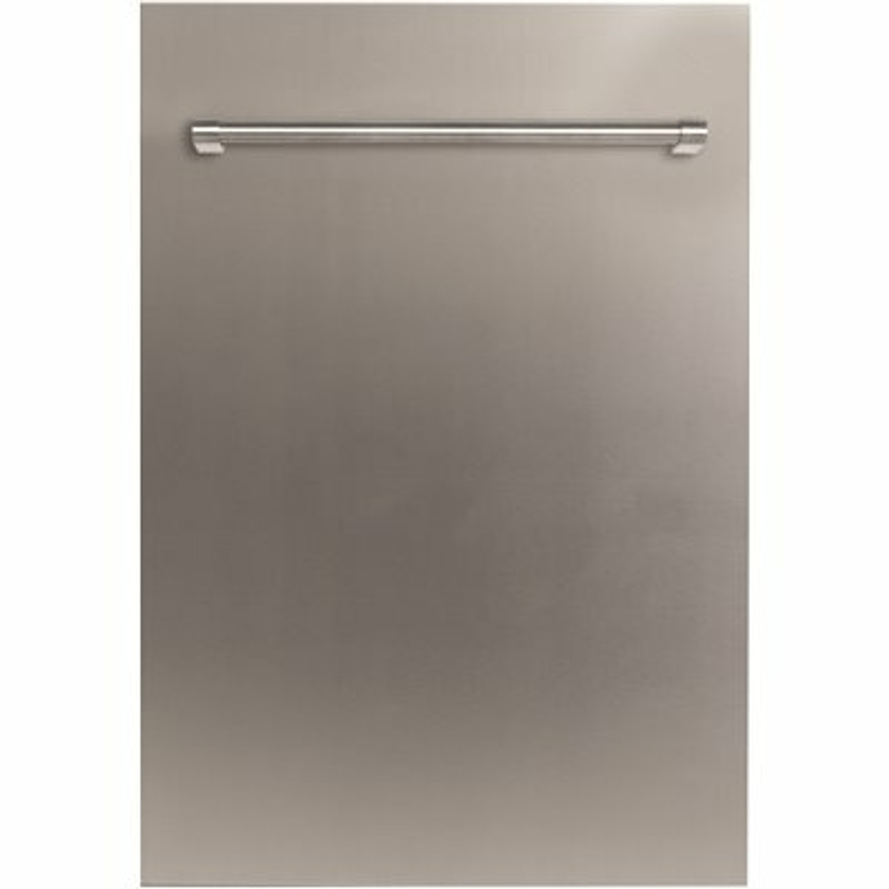 Zline 18 In. Compact Stainless Steel Top Control Dishwasher With Stainless Steel Tub And Traditional Style Handle, 40Dba