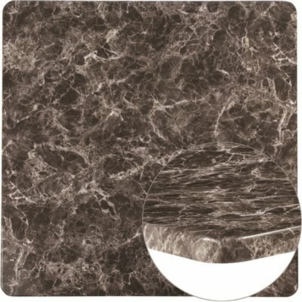 Flash Furniture Gray Marble Table Top - 309614068