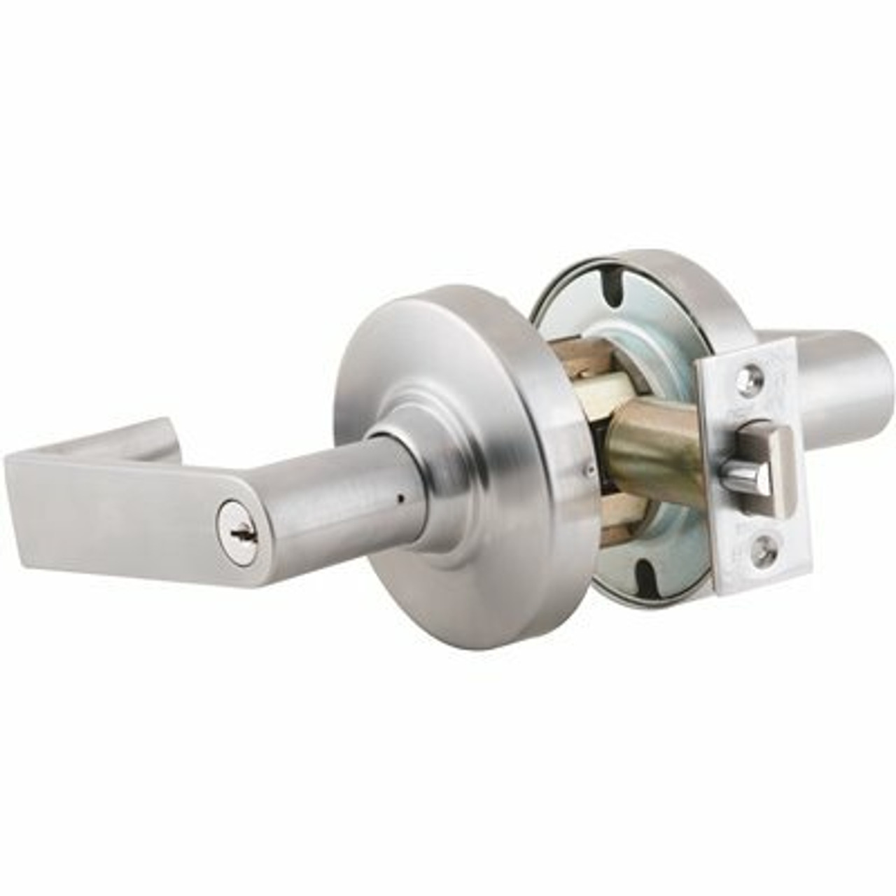 Schlage ND Series Satin Chrome Classroom Function Door Lever 309616643