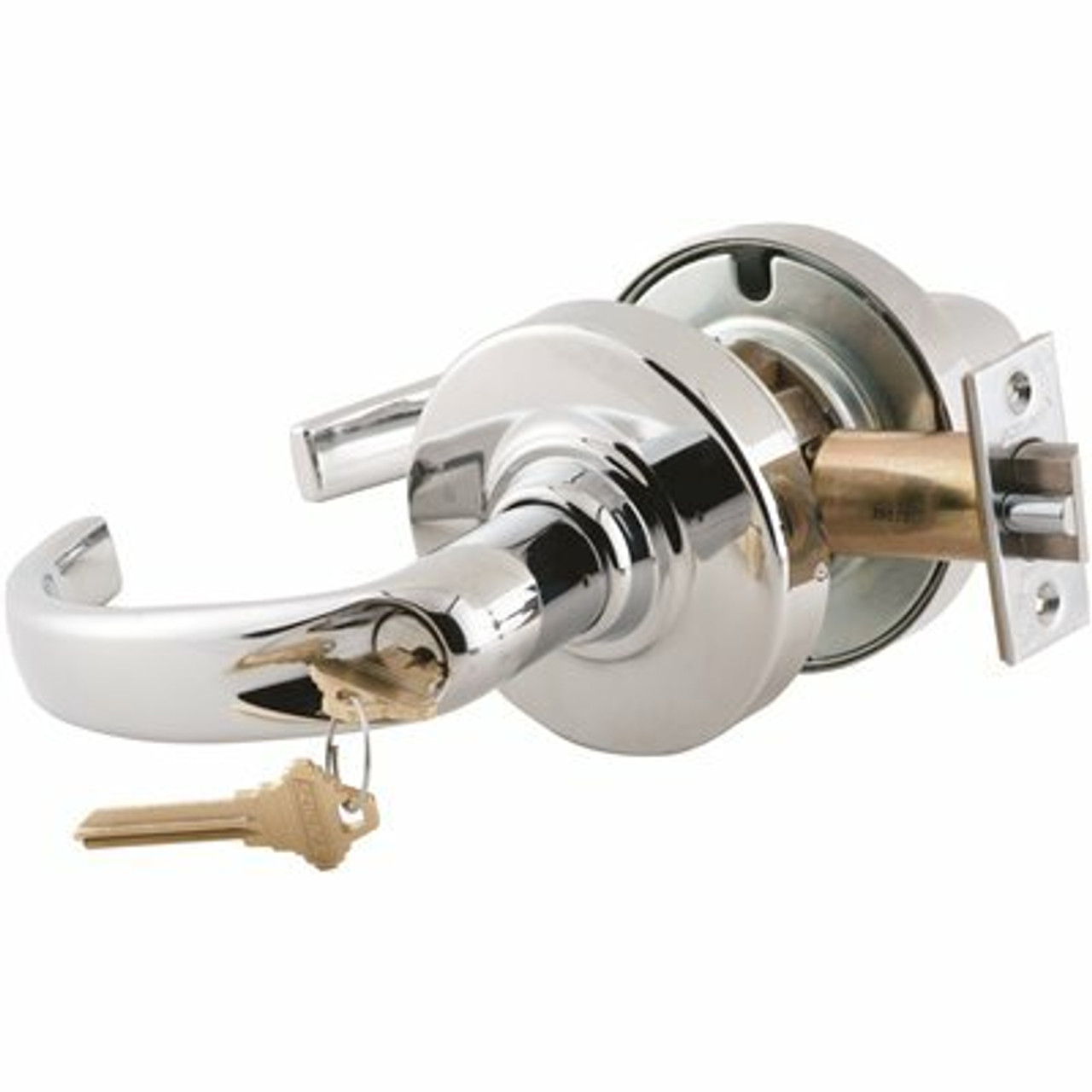 Schlage Nd Series Bright Chrome Classroom Function Door Lever - 309616688