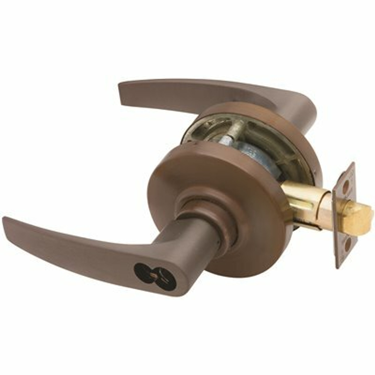 Schlage Al Series Oil Rubbed Bronze Storeroom Function Door Lever - 309623190