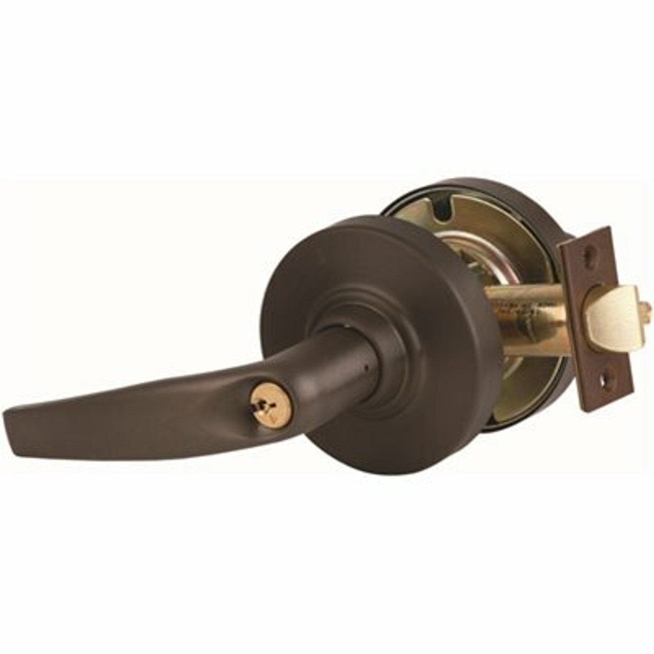 Schlage ND Series Oil Rubbed Bronze Storeroom Function Door Lever 309623237