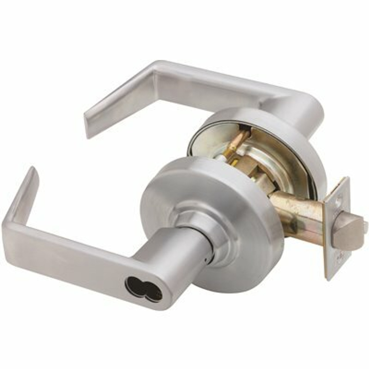 Schlage Nd Series Satin Chrome Storeroom Function Door Lever - 309623269