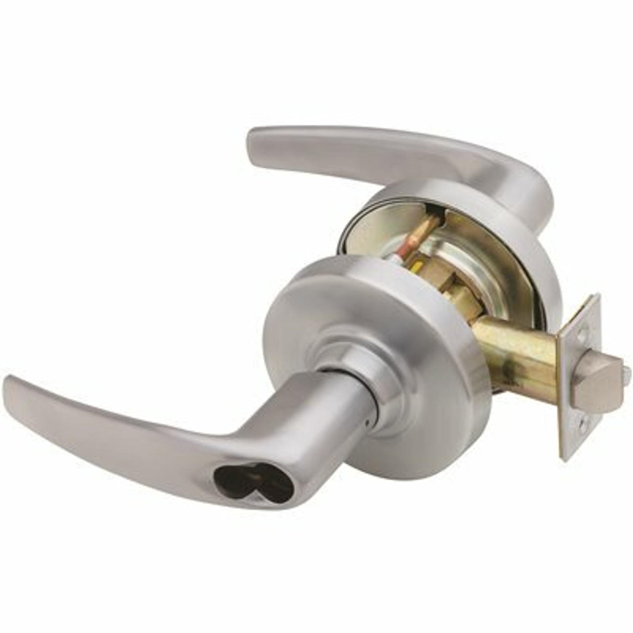 Schlage ND Series Satin Chrome Storeroom Function Door Lever 309623353
