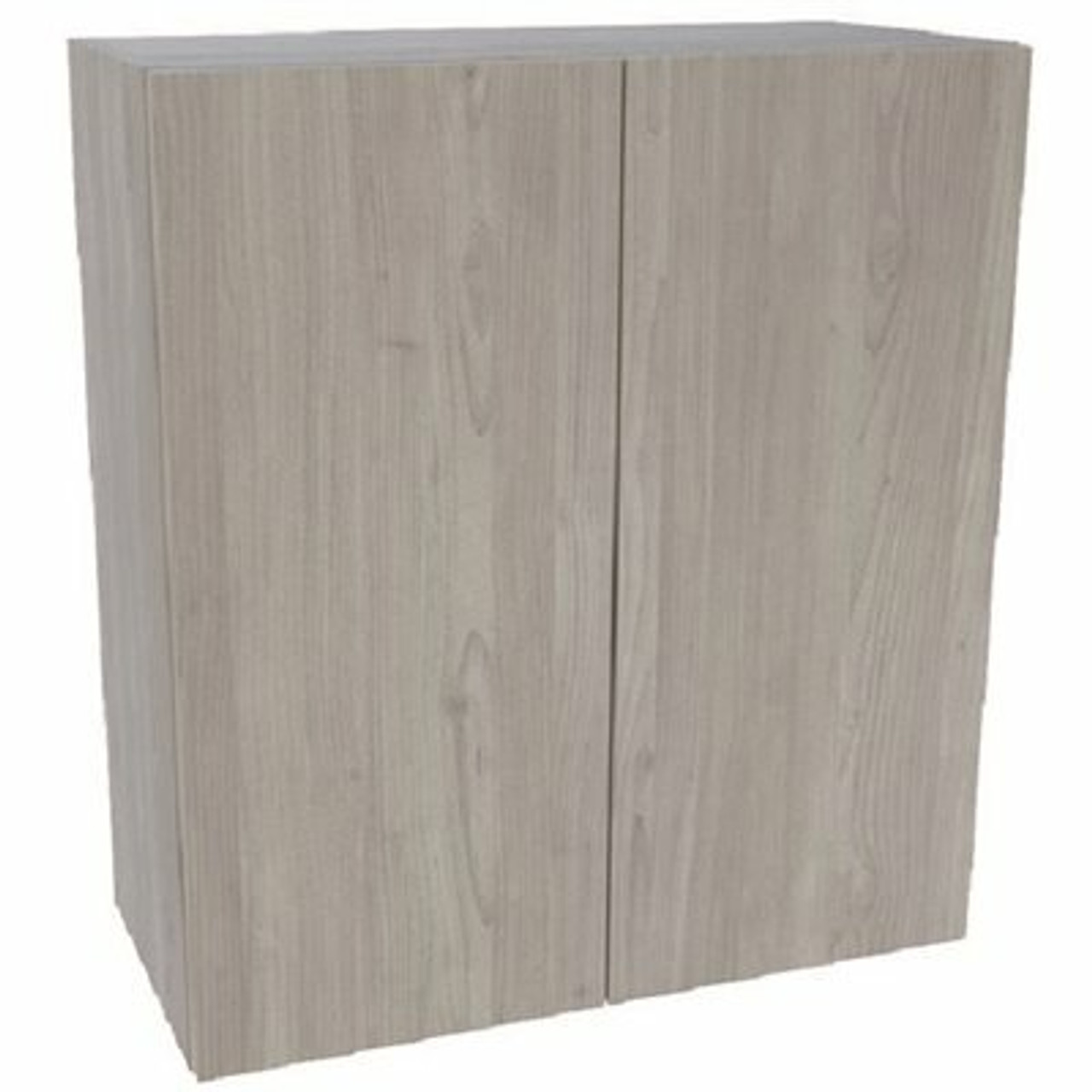 Cambridge Ready To Assemble Threespine 27 In. X 36 In. X 12 In. Stock Wall Cabinet In Grey Nordic