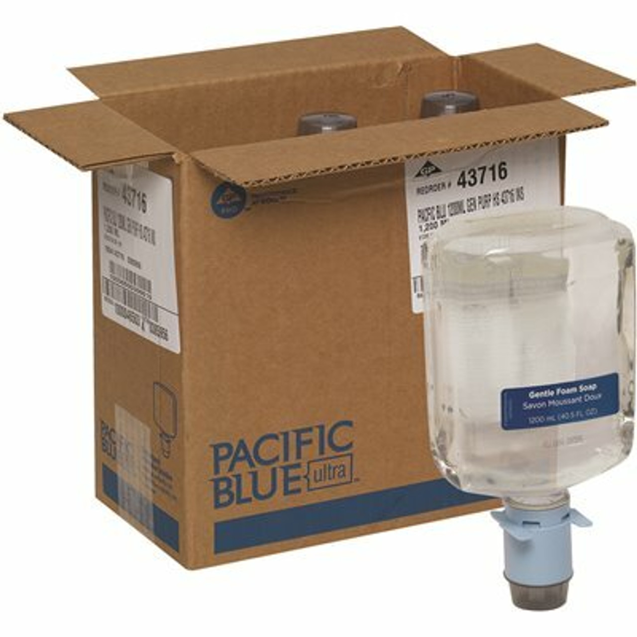 Pacific Blue Ultra Gp Pro Pacific Blue Ultra Automated Touchless Gentle Foam Soap Dispenser Refill, Dye And Fragrance Free