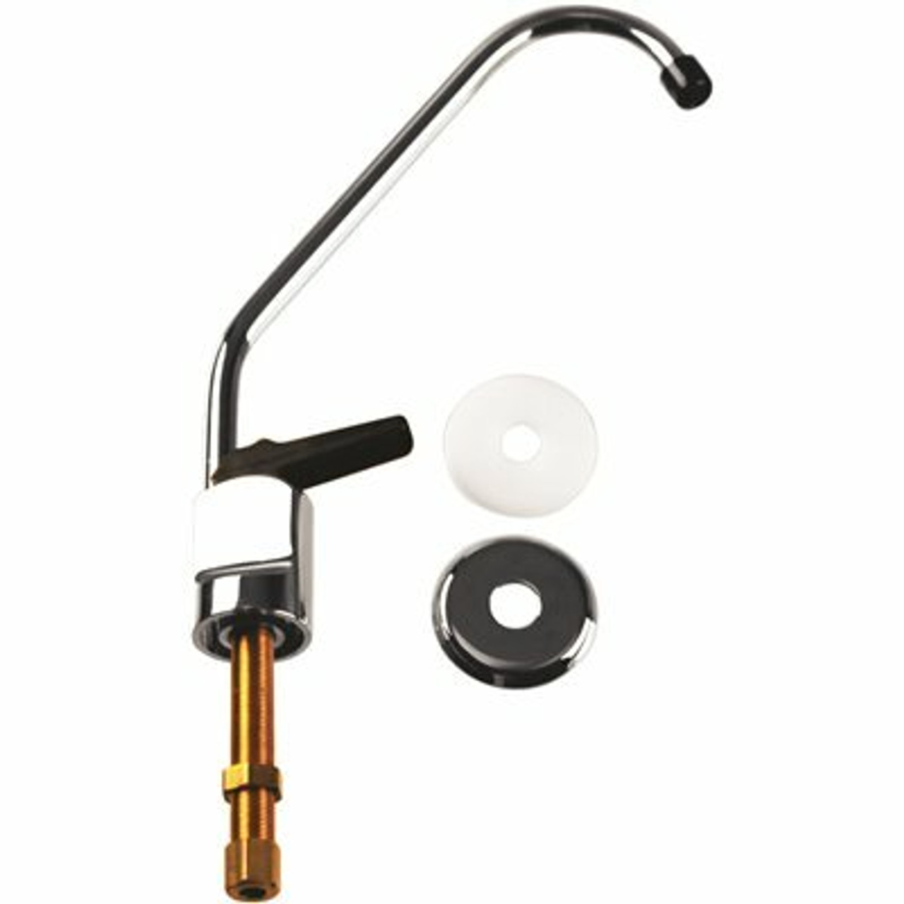 Westbrass 8 in. Touch-Flo Style Pure Cold Water Dispenser Faucet, Polished Chrome