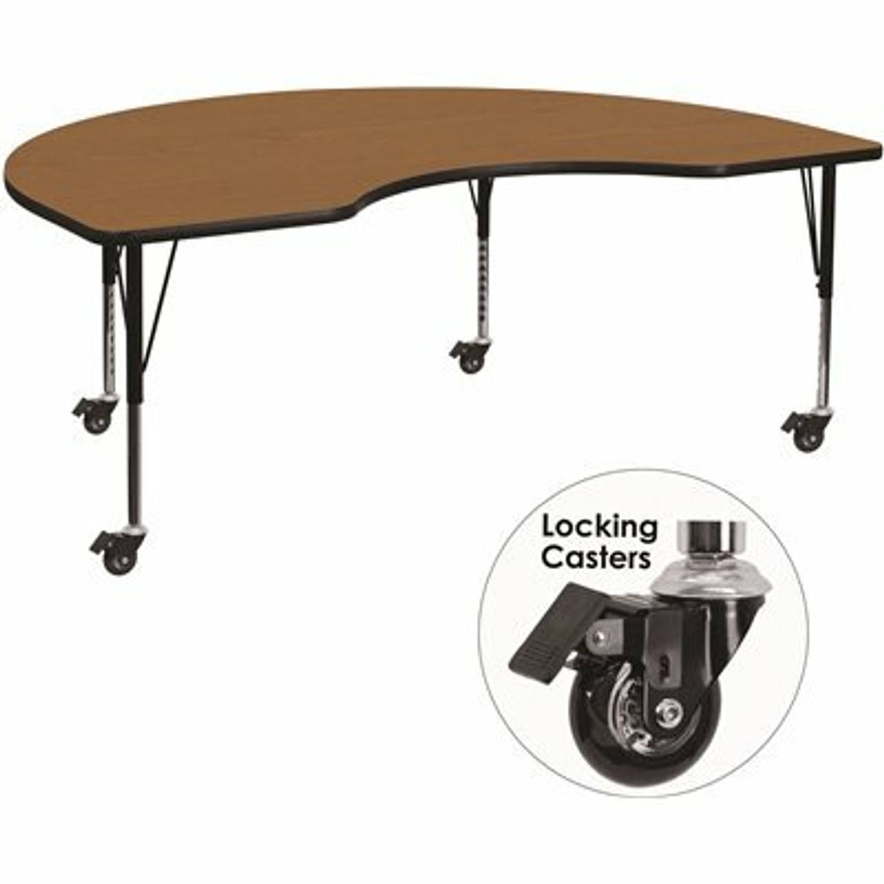 Flash Furniture Oak Kids Table 309765377