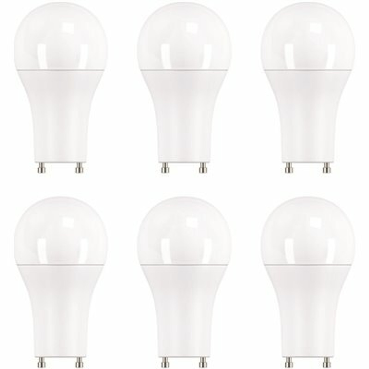 Ecosmart 100-Watt Equivalent A19 Dimmable Gu24 Base Daylight Led Light Bulb (6-Pack)