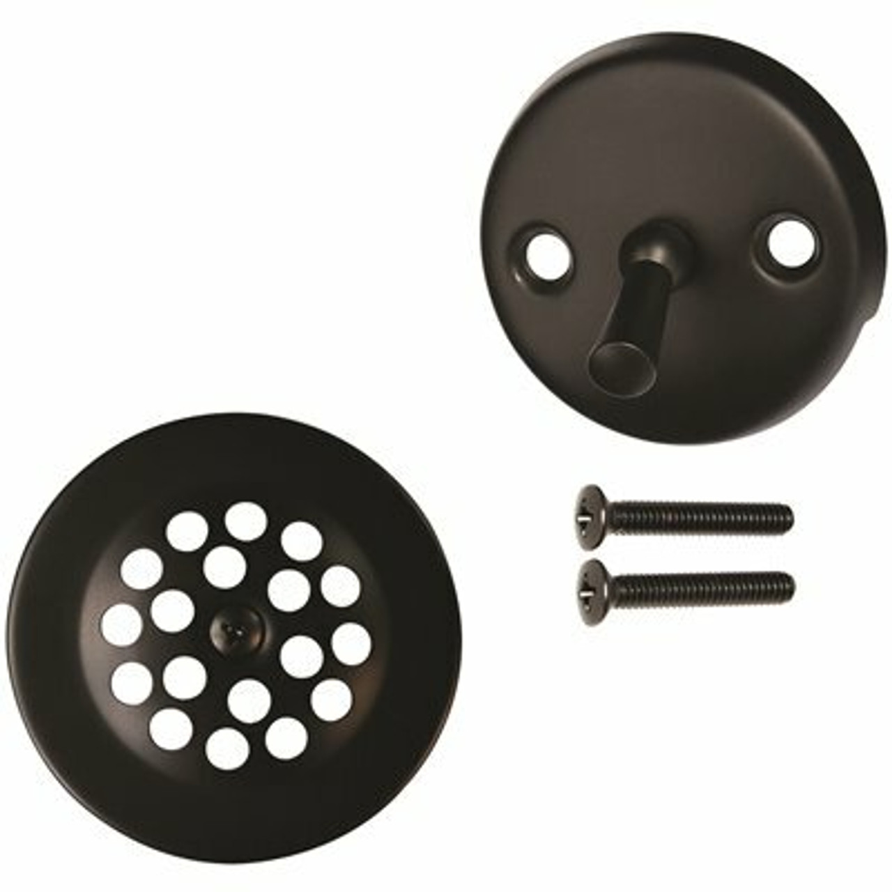 Westbrass Beehive Grid Tub Trim Grate With Trip Lever Faceplate, Oil Rubbed Bronze