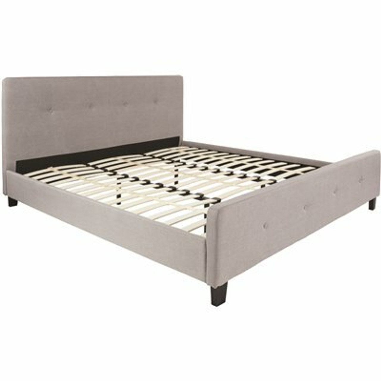 Carnegy Avenue Light Gray King Platform Bed - 309797674