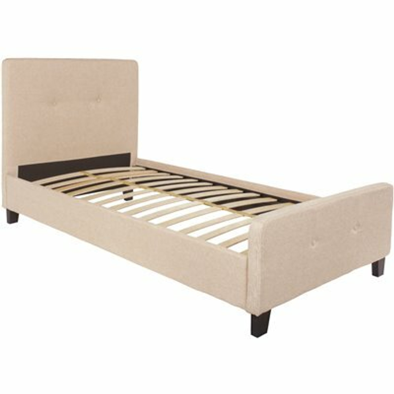 Carnegy Avenue Beige Twin Platform Bed