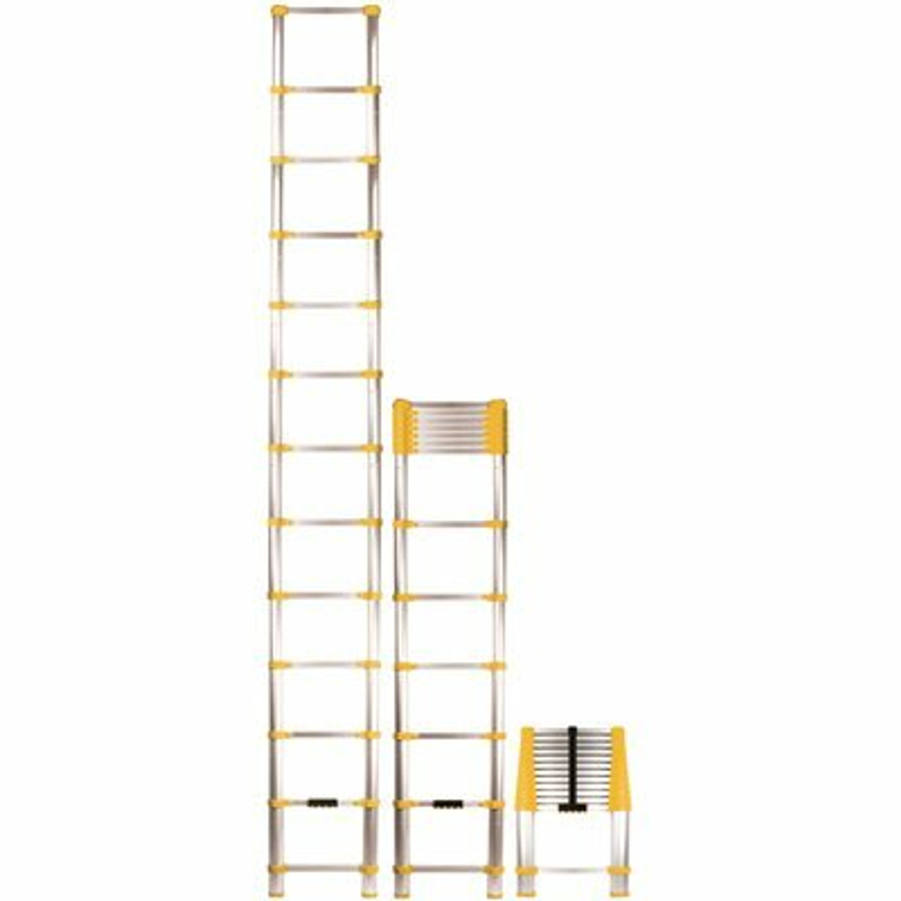 Xtend + Climb 12.5 Ft. Aluminum Telescoping Extension Ladder With 250 Lbs. Load Capacity Type 1 Duty Rating