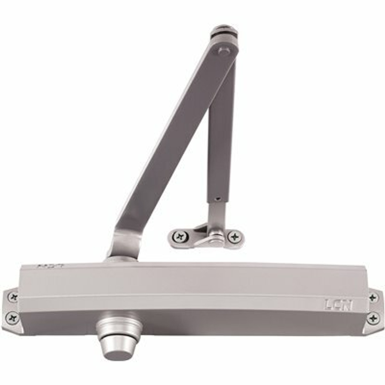 Lcn Sized 1-4 Aluminum/689 Finish Regular Arm Surface Door Closer With 62Pa Shoe (25-Year Warranty)