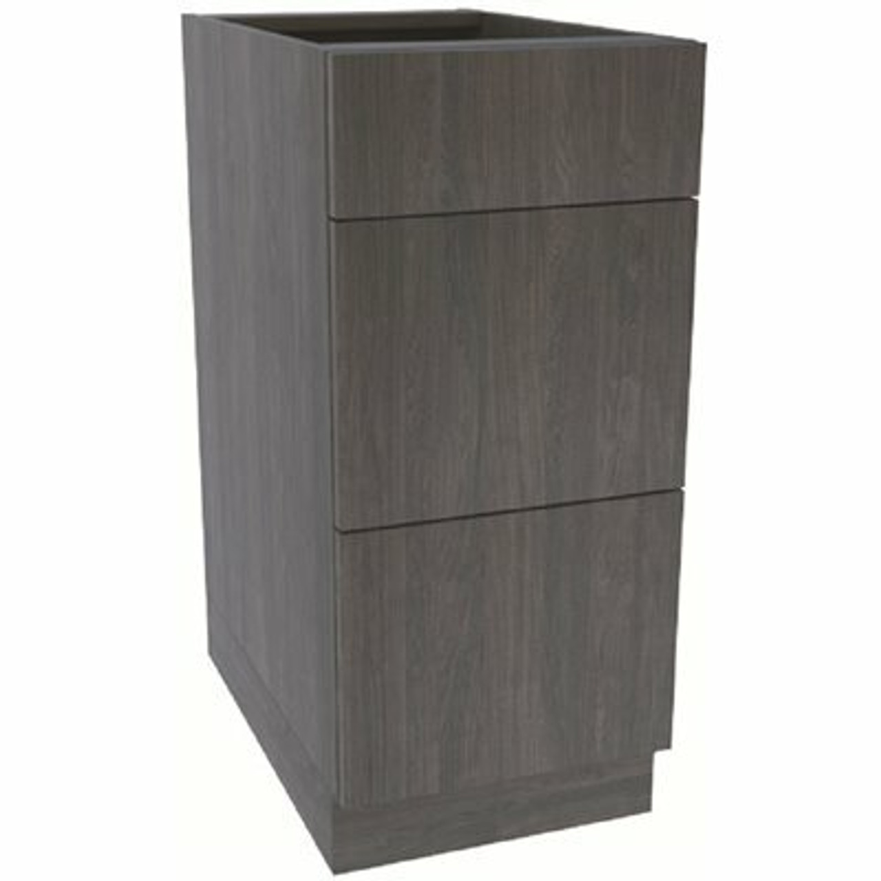 Cambridge Ready To Assemble Threespine 12 In. X 34.5 In. X 21 In. Stock Drawer Base Cabinet In Carbon Marine