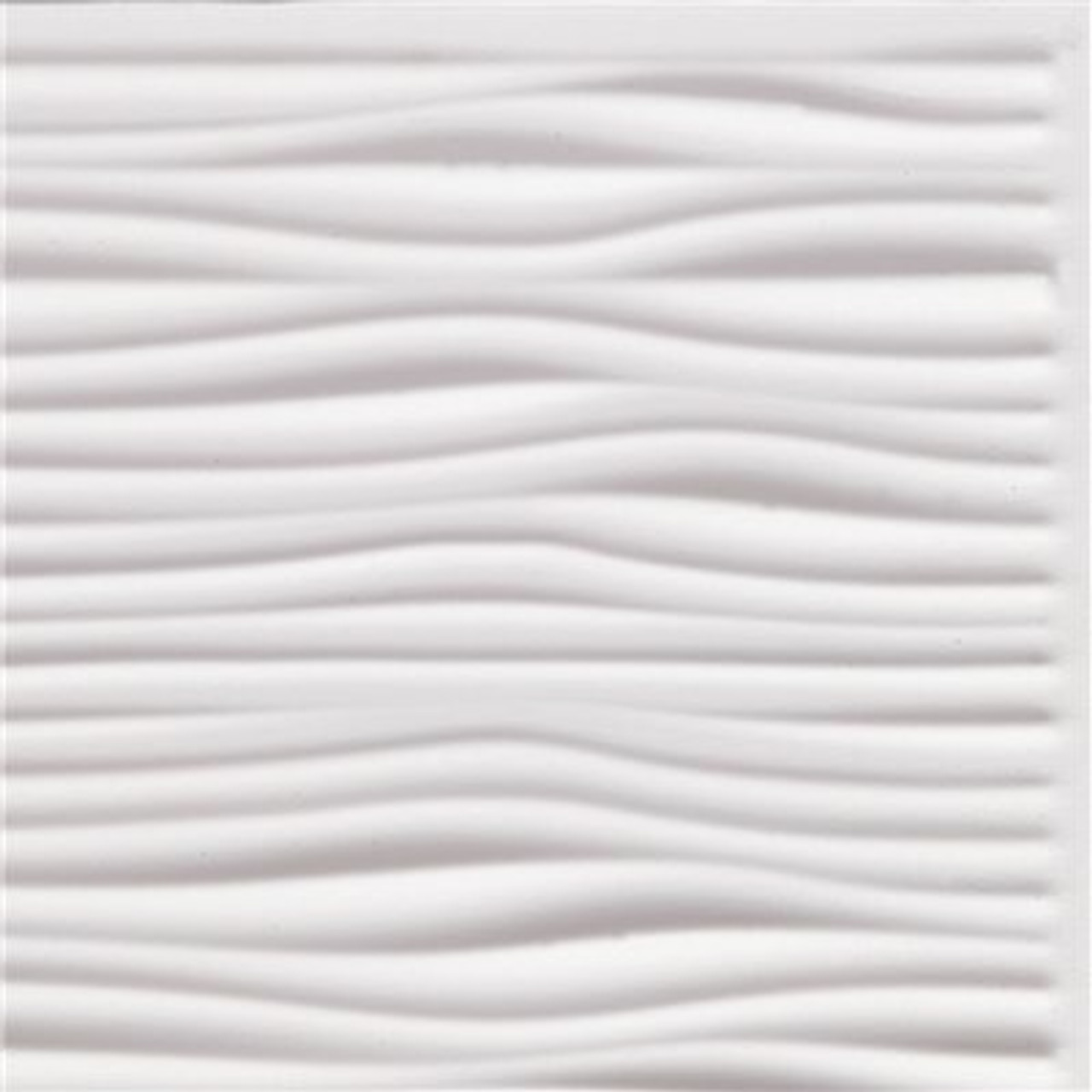 Spectratile Wave Waterproof 2 Ft. X 2 Ft. White Ceiling Tile (Pack Of 12)