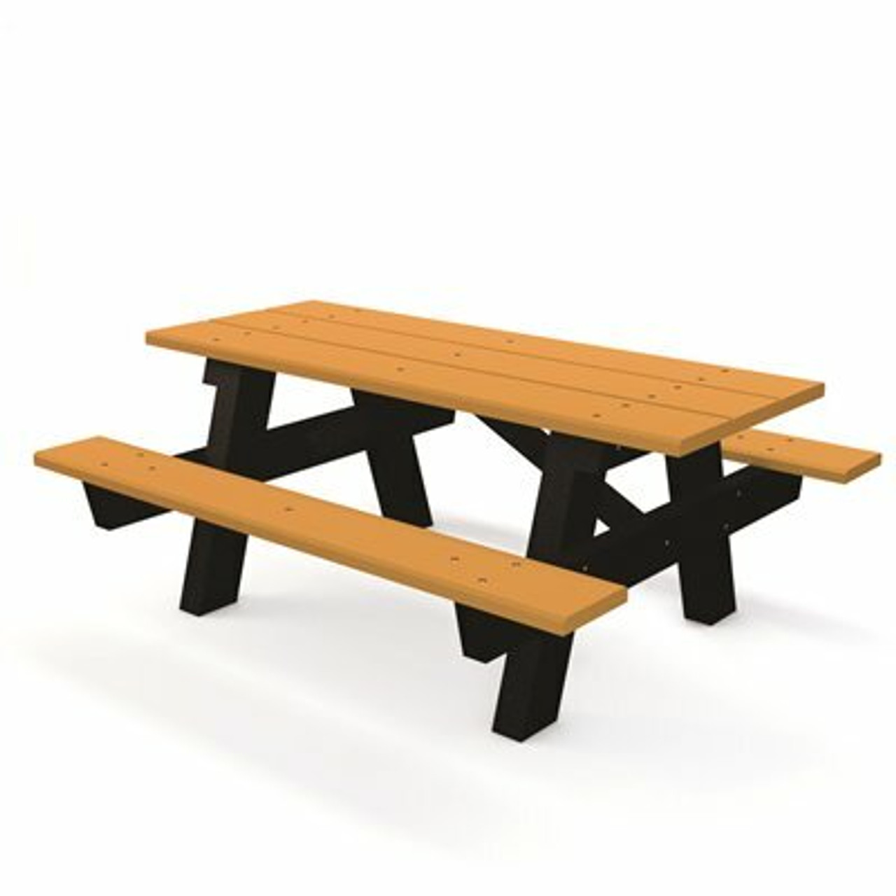 A-Frame 6 Ft. Cedar Recycled Plastic Picnic Table