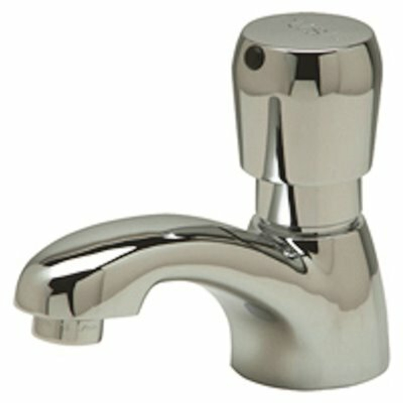 Zurn Single Basin Metering Faucet With 4 In. Coverplate In Chrome